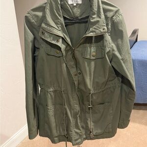 Charlotte Russe Green Utility Jacket